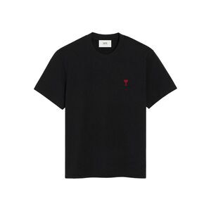 Ami Paris Black T-Shirts & Vests - T-Shirts Men